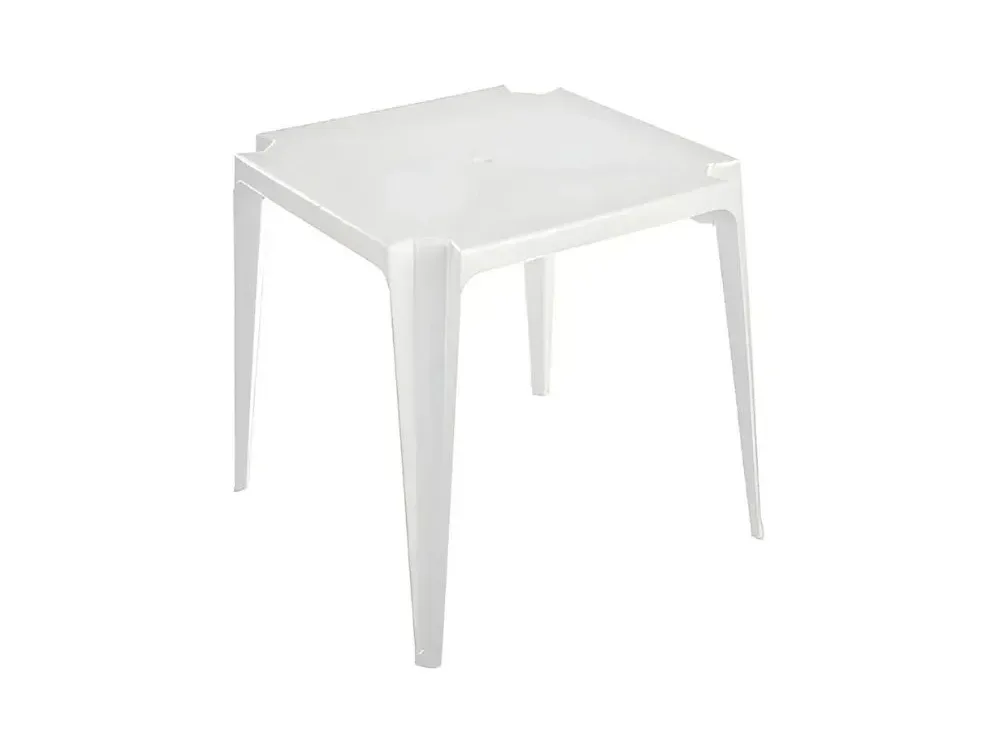 Mesa plástica quadrada